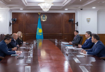 Бектенов Shell компаниясы барлау және өндіру бөлімшесінің басшысымен кездесті
