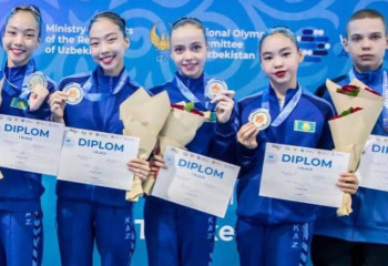 Казахстанские синхронисты завоевали 41 медаль на первых Центральноазиатских играх в Ташкенте