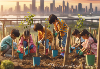 В Костанайской области школьники помогут благоустраивать сёла на летних каникулах