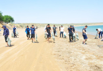 «Таза Қазақстан»: тазалық жұмыстарына 60 чемпион қатысты