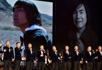 Ұлттық ұлан Батырхан Шүкенов шығармашылығына құрмет көрсетті