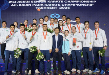 Каратэшілер Азия чемпионатында алғаш рет 4 алтын жеңіп алды