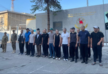 Призывники из Актау и Павлодарской области пополнили ряды Национальной гвардии Казахстана