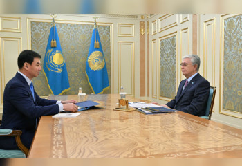 Kazakh President receives newly appointed Mayor of Almaty city