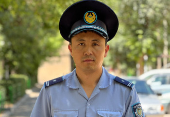 Учаскелік полицей: Қылмыстың азаюы – халықпен ортақ әрекеттің нәтижесі