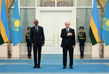 Президент Руанды Поль Кагаме прибыл в Казахстан с официальным визитом