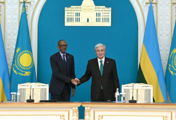 Президенты Казахстана и Руанды приняли Совместное заявление по итогам переговоров
