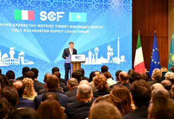 Olzhas Bektenov participates in Kazakhstan–Italy business forum