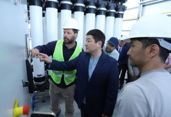 В Форт-Шевченко запущен завод по опреснению морской воды