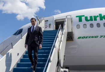 Астанаға Сердар Бердімұхамедов келді