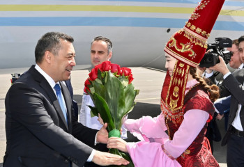 Астанаға Қырғызстан президенті Садыр Жапаров келді