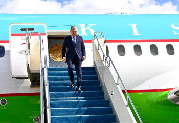 Өзбекстан президенті Шавкат Мирзиёев Астанаға келді