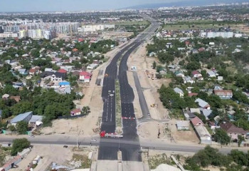 В Алматы открыли движение на новом участке проспекта Абая