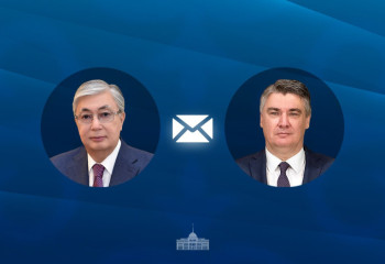 Токаев поздравил Президента Хорватии с национальным праздником