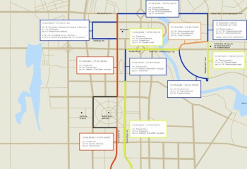 Часть улиц перекроют в столице на время проведения Astana Half Marathon 1 июня
