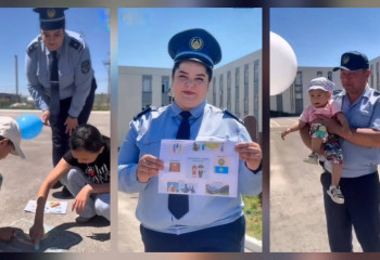 «Мой папа — полицейский»: дети нарисовали, как видят работу родителей в погонах