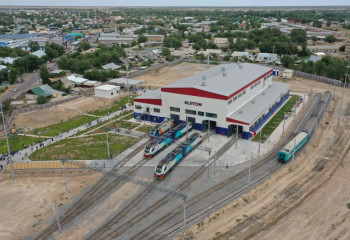 Жамбыл облысында теміржол депосы пайдалануға берілді