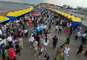 В Кокшетау открылась набережная озера Копа – Жағалау