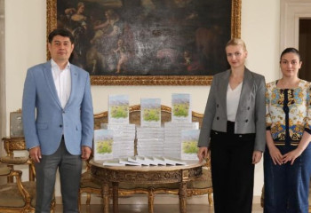 Classics of Kazakh children’s literature in Serbian language donated to foundation of  crown princess of Serbia
