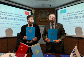 Қазақстан мен Қытай кәсіпорындары Транскаспий халықаралық  көлік бағытын дамытады
