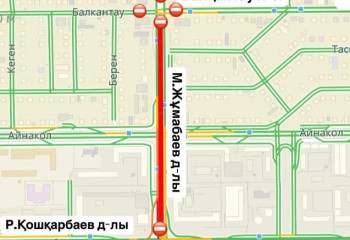 Астанада М.Жұмабаев даңғылының бір бөлігі жөндеуге жабылады