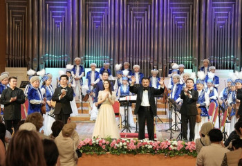 Патриотический вечер «Атамекен» прошел в филармонии имени Жамбыла