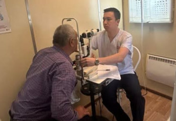 «Саламатты Қазақстан» пойызы Атыраудың Құрманғазы ауданына аялдады