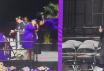 Неудачное сальто привело к конфузу на выпускном во Флориде
