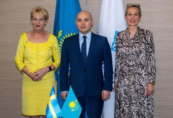 Казахстан и Швеция обсуждают реализацию совместных инвестиционных проектов в телекоммуникациях, горной промышленности и зелёных технологиях