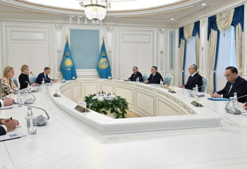 Глава государства принял действующего председателя ОБСЕ Элину Валтонен