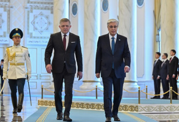 Словакия премьер-министрі Ақордаға келді