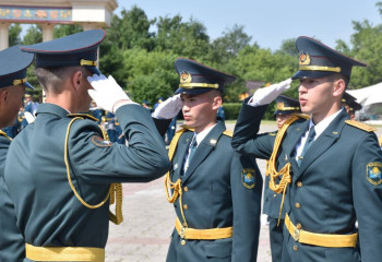 Юбилейный выпуск офицеров Академии Нацгвардии прошел в Петропавловске
