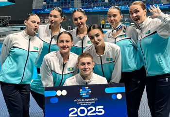 Көркем жүзуден спортшыларымыз үздік үштікке кірді