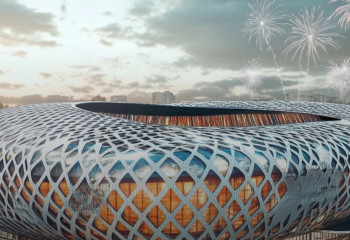 В Шымкенте строится крупнейшая футбольная арена Казахстана на 35 тысяч мест