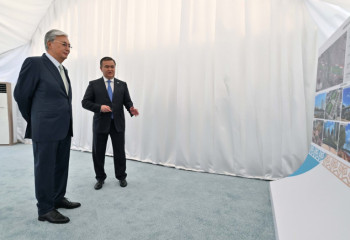 Токаеву представили план благоустройства аллеи Мыңжылдық в Астане