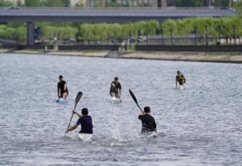 Астанада каноэ мен байдаркада ескек есуден қалалық чемпионат басталды