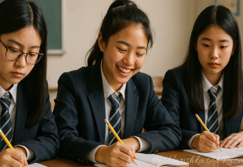 Kazakh college students undergo international certification