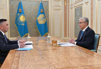 Мемлекет басшысы Жоғарғы сот төрағасын қабылдады