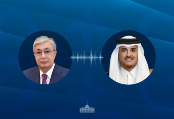 Президент Қатар Мемлекетінің Әмірімен телефон арқылы сөйлесті