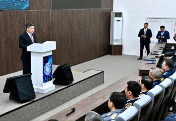 Olzhas Bektenov Attends Opening of Ministry of Internal Affairs Management Academy During “Law and Order” Week
