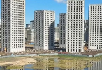ЖК, окруженный болотом в Астане, удивил казахстанцев