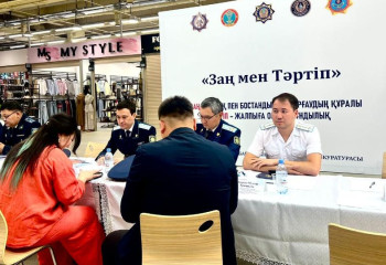 В Астане организован выездной прием прокуратуры на рынке