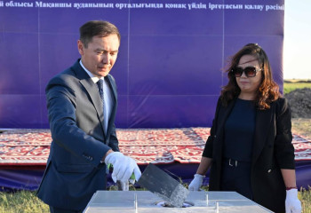 Мақаншы ауылында 5 қабатты қонақ үйдің құрылысы басталды