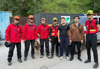 Іле Алатауы тауларында құтқарушылар адасқан адамға көмек көрсетті