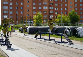 В Кокшетау юные спасатели со всей страны борются за звание лучших