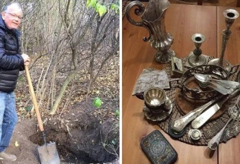 Мужчина нашел 80-летнее семейное сокровище благодаря составленной его отцом карте