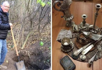 Man uncovers 80-year-old family treasure thanks to map left by his father during WWII