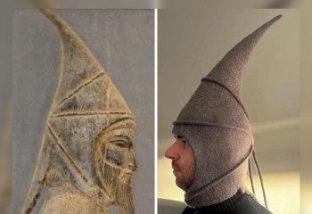 Воссоздан облик сакского воина: ученые показали знаменитый остроконечный шлем