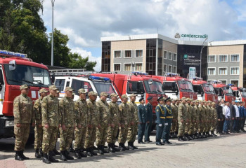 СҚО құтқарушыларына жаңа техниканың кілттері табысталды