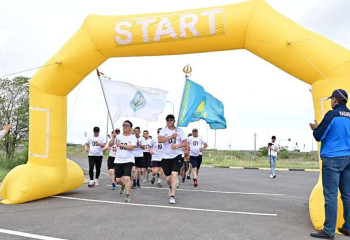 86 шақырым: Сарбаздар Елорда күнін спортпен қарсы алды